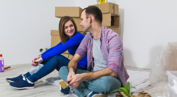 couple moving